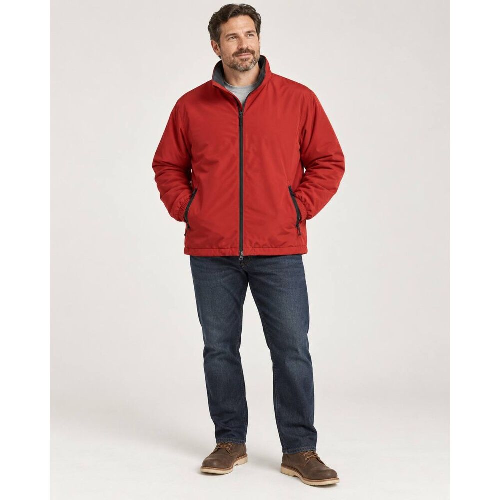 Duluth Trading Co Men’s 2XL Brick Red 3M Thinsulate Insulated Fleece Jacket